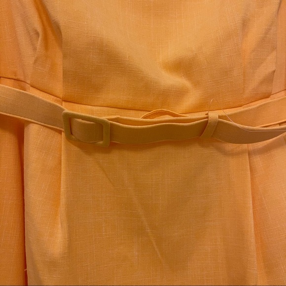 Liz Claiborne Short Sleeve Yellow Sheath Dress - Picture 6 of 12